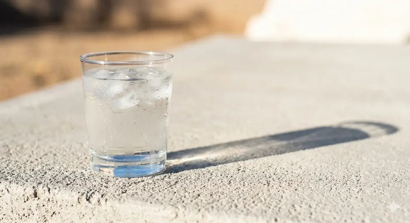 Glass of water